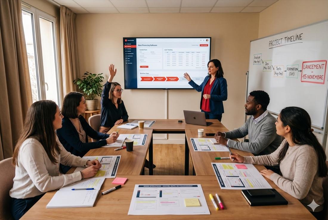 Accompagnement du changement – Refonte du SI de financement des bailleurs